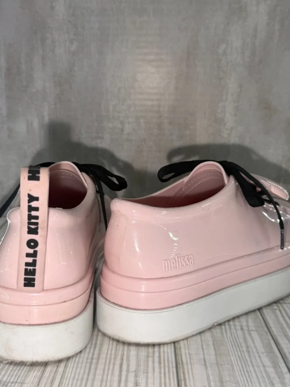 Melissa x Hello Kitty Pink Platform Jelly Shoes Women’s 7 EUR 38 Sanrio
